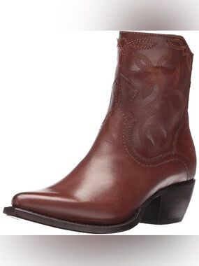 Frye Shane Embroidered Short Western Boots